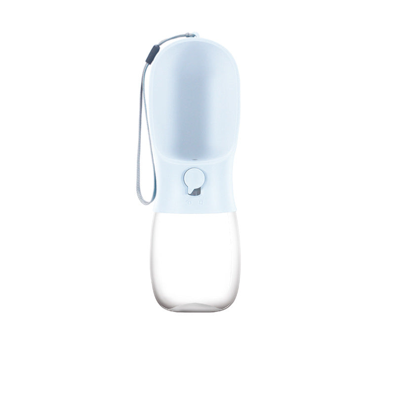 DroolyPup Walkies Water Bottle in white, 300ml